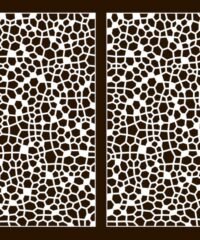 Design pattern screen panel