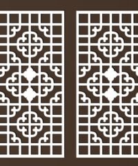 Design pattern screen panel