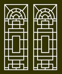 Design pattern screen panel