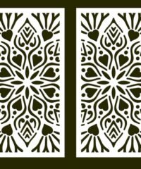 Design pattern screen panel