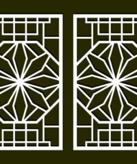 Design pattern screen panel