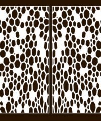 Design pattern screen panel