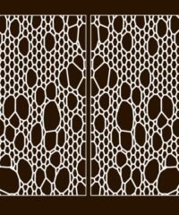 Design pattern screen panel
