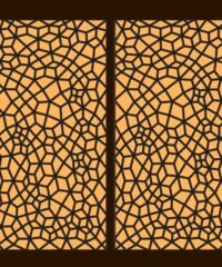 Design pattern screen panel