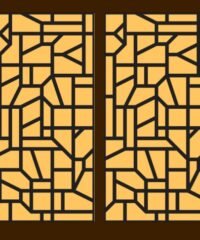 Design pattern screen panel