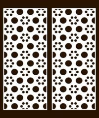 Design pattern screen panel