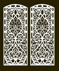 Design pattern screen panel