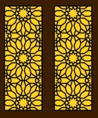 Design pattern screen panel