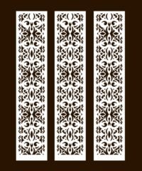 Design pattern screen panel