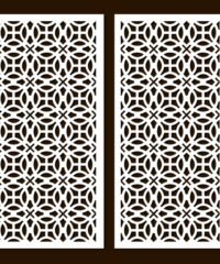 Design pattern screen panel