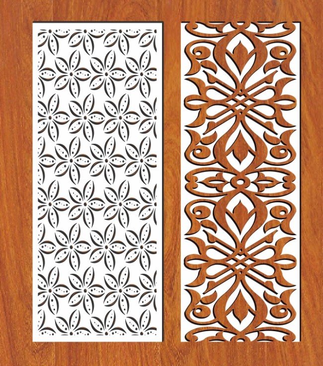 Design pattern screen panel