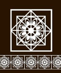 Design pattern screen panel