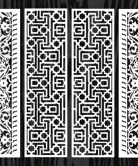 Design pattern screen panel