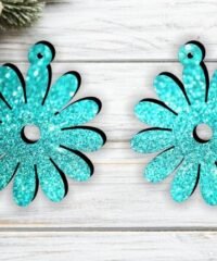 Flower earrings