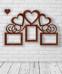 Heart photo frames