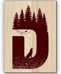 Letter D art