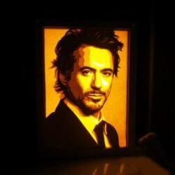 Robert Downey Jr Actor light box Robert Downey Jr Actor light box