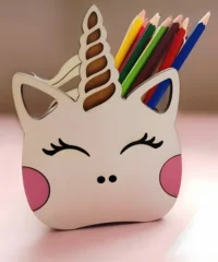 Unicorn pencil holder