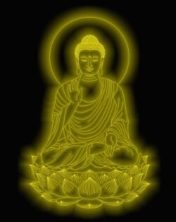3D illusion led lamp Buddha 3D illusion led lamp Buddha