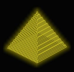 3D illusion led lamp Pyramid 3D illusion led lamp Pyramid