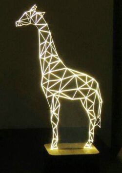 3D illusion led lamp giraffe 3D illusion led lamp giraffe