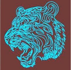 3D illusion led lamp tiger 3D illusion led lamp tiger