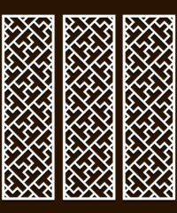 Design pattern panel screen