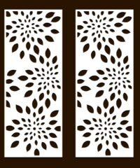 Design pattern screen panel