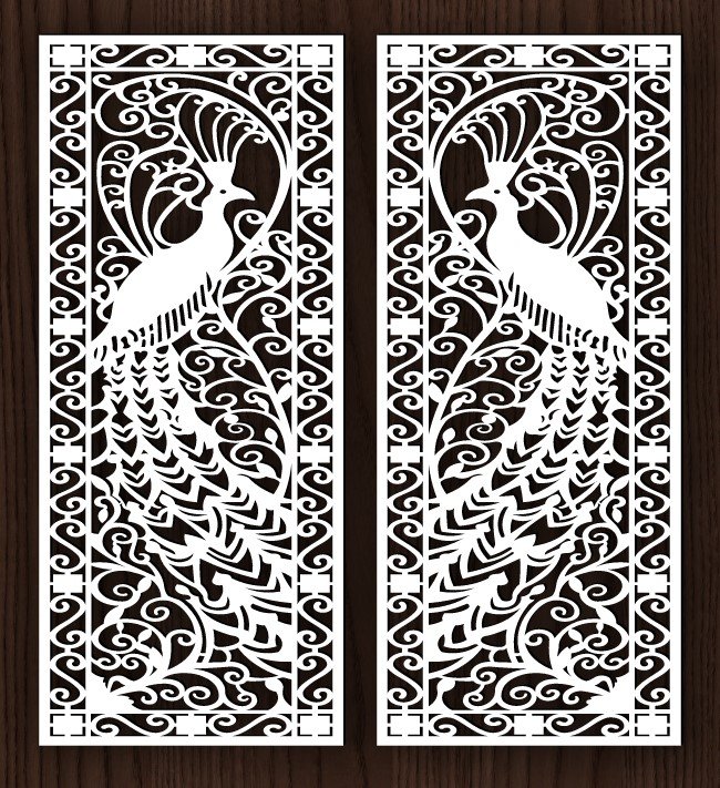 Design pattern screen panel