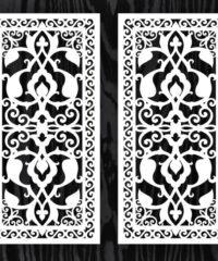 Design pattern screen panel