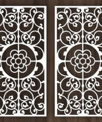 Design pattern screen panel
