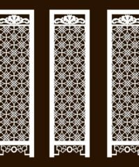 Design pattern screen panel