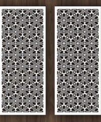 Design pattern screen panel