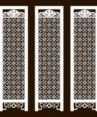 Design pattern screen panel