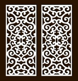 Design pattern screen panel Design pattern screen panel