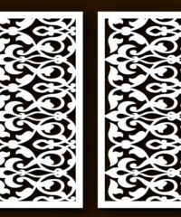 Design pattern screen panel