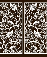 Design pattern screen panel