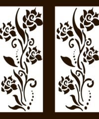 Design pattern screen panel