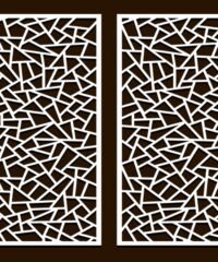 Design pattern screen panel