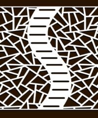 Design pattern screen panel