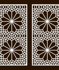 Design pattern screen panel
