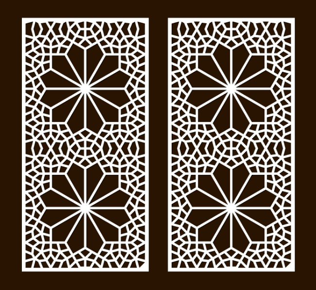 Design pattern screen panel