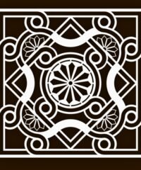 Design pattern screen panel