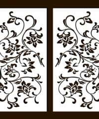 Design pattern screen panel