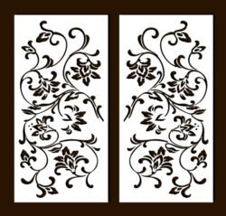 Design pattern screen panel Design pattern screen panel