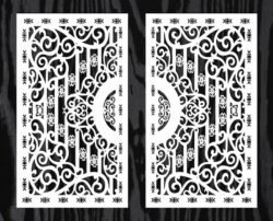 Design pattern screen panel