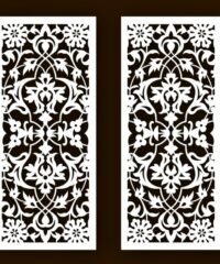 Design pattern screen panel