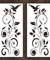 Design pattern screen panel