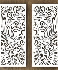 Design pattern screen panel