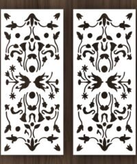 Design pattern screen panel